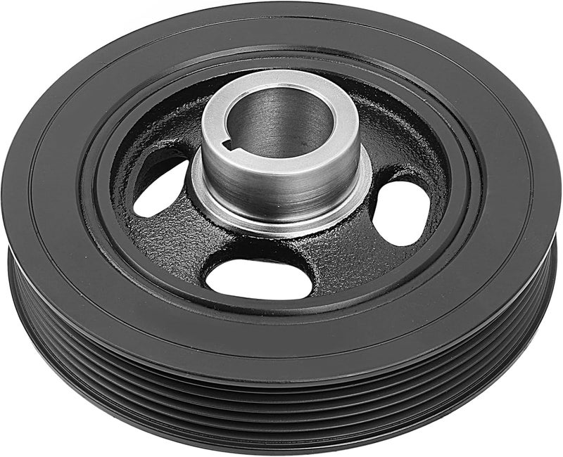 WILDGEAR Engine Harmonic Balancer Crankshaft Pulley Fit for Hyundai Sonata, Santa Fe, Santa Fe Sport, Tucson & Jeep Cherokee & Kia Optima & Chrysler 200 & Ram ProMaster City & Fiat 500X OE 594-341 231242G600 - Image 1